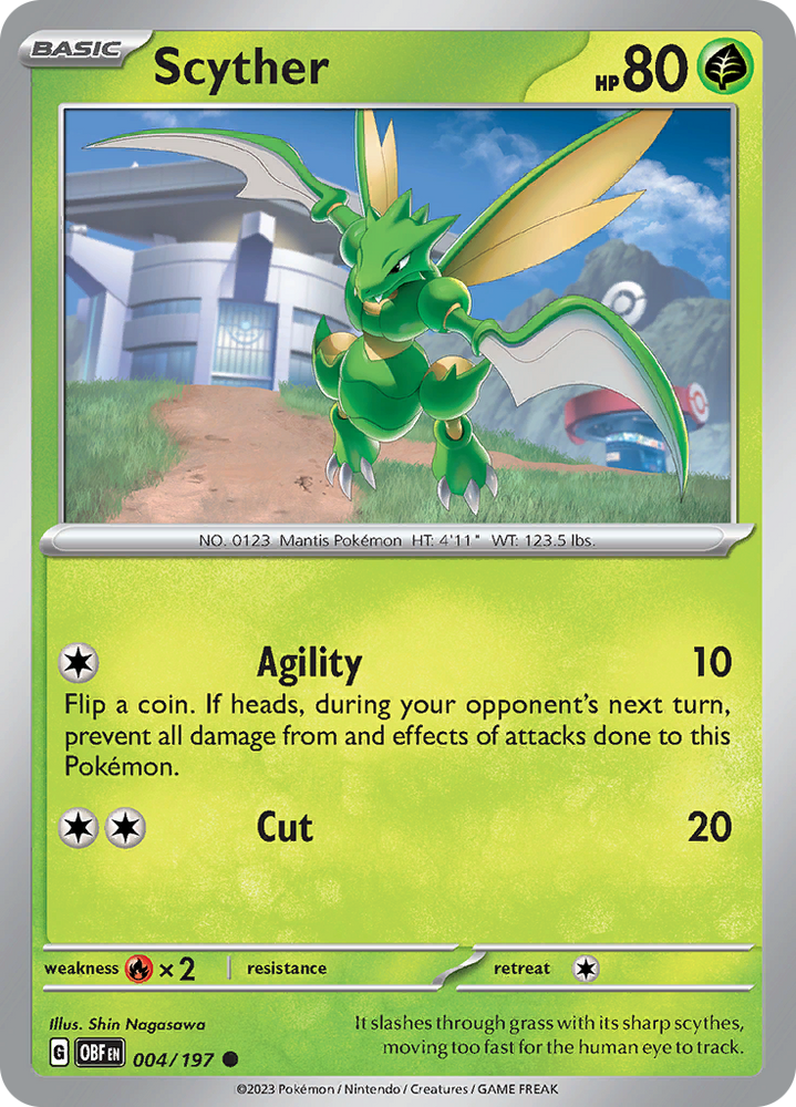 Scyther (004/108) [Scarlet & Violet: Obsidian Flames]