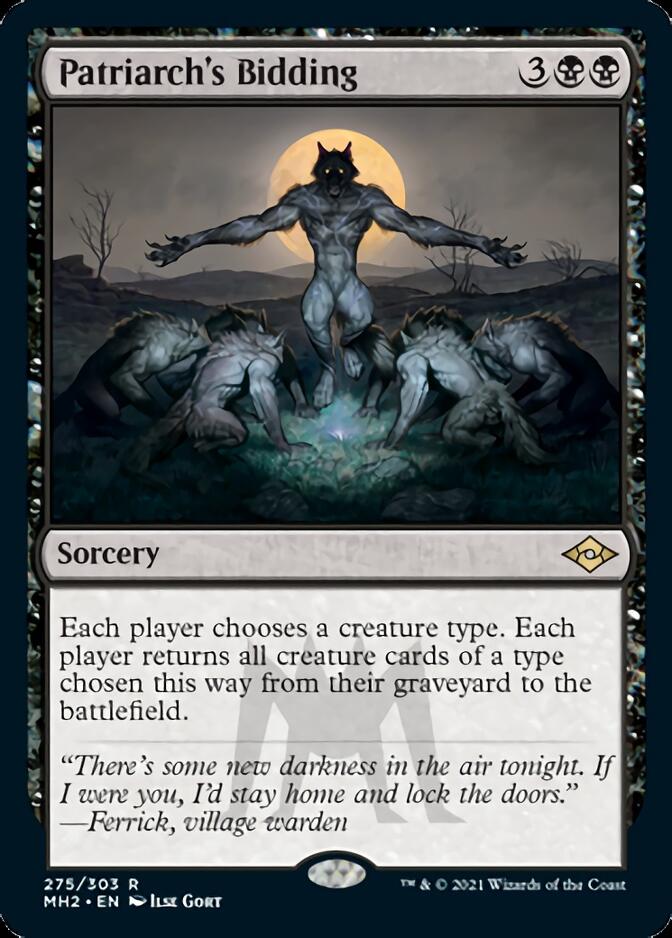 Patriarch's Bidding (Etched Foil) [Modern Horizons 2] (MH2 275)