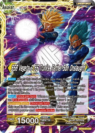 Trunks // SSB Vegeta & SS Trunks, Father-Son Onslaught [BT16-071]