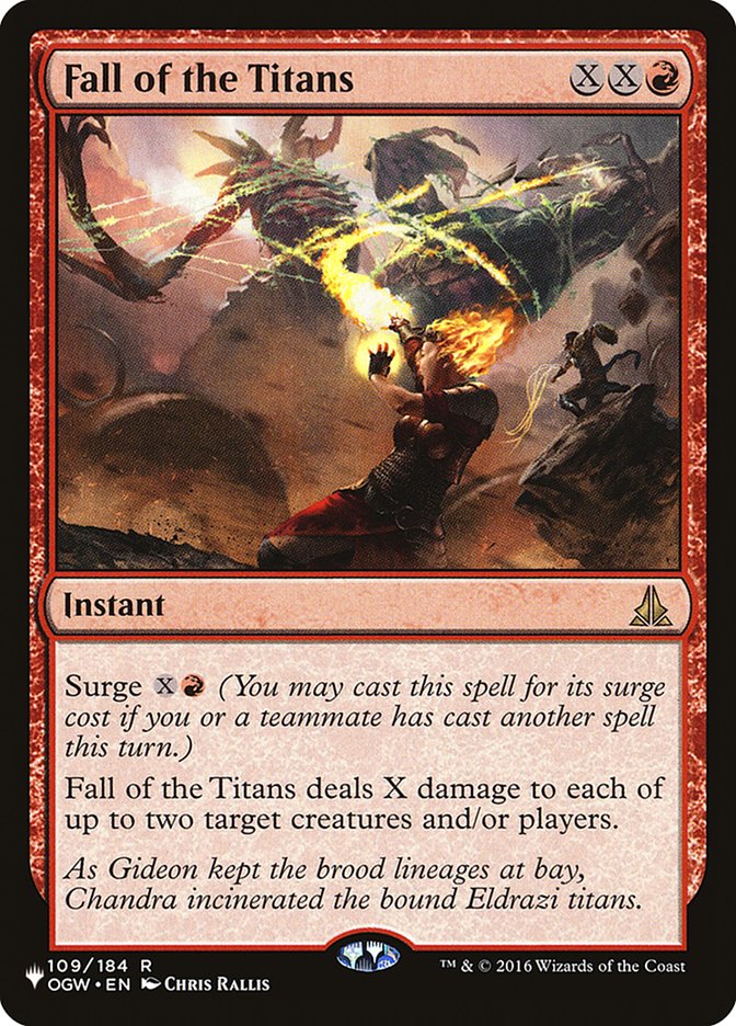 Fall of the Titans [The List] (LOGW 109)