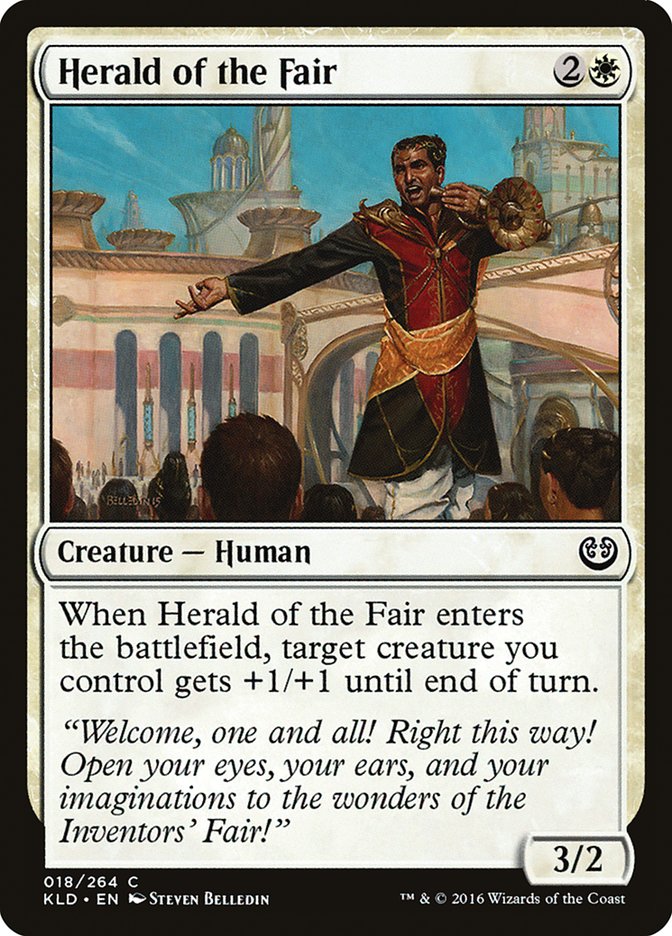 Herald of the Fair [Kaladesh] (KLD 18)
