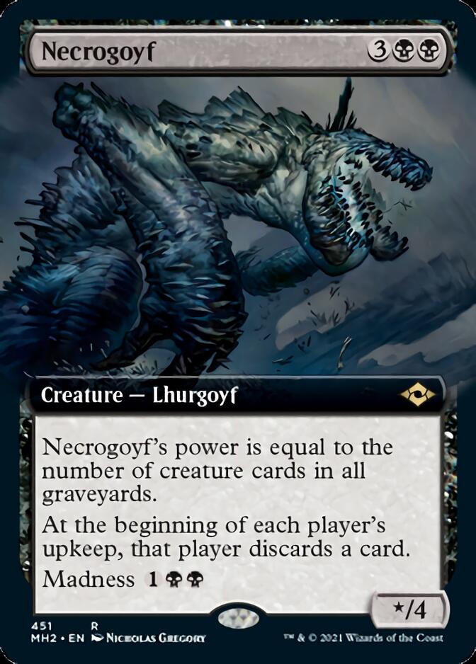 Necrogoyf (Extended) [Modern Horizons 2] (MH2 451)