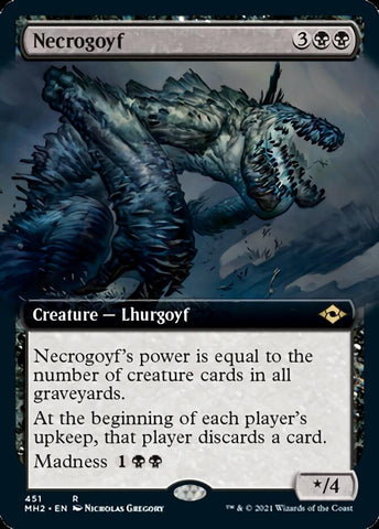 Necrogoyf (Extended) [Modern Horizons 2] (MH2 451)