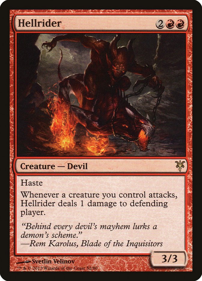 Hellrider [Duel Decks: Sorin vs. Tibalt] (DDK 52)