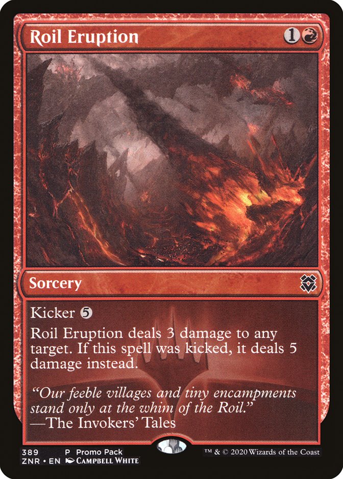 Roil Eruption (Promo Pack) [Zendikar Rising Promos] (ZNR 389)