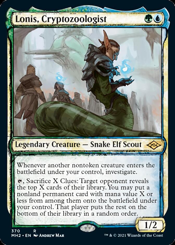Lonis, Cryptozoologist (Sketch) [Modern Horizons 2] (MH2 370)