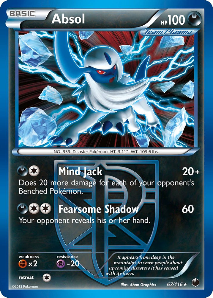 Absol (Moltres Legendary Battle Deck) (67/116) [Theme Deck Exclusives]