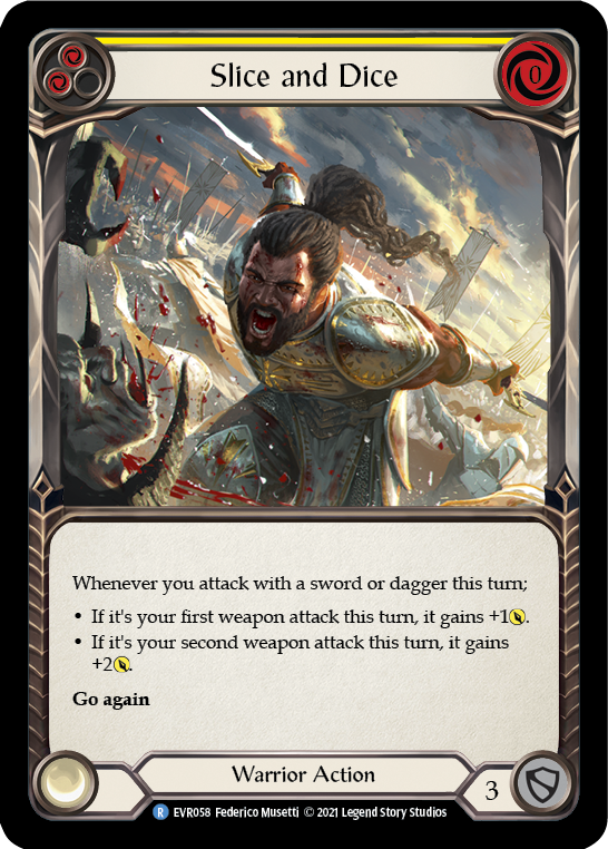 Slice and Dice (Yellow) [EVR058] 1st Edition Normal