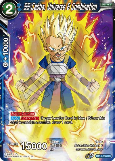 SS Cabba, Universe 6 Combination [BT15-038]