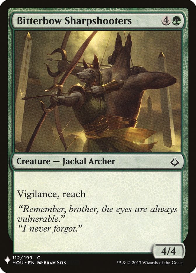 Bitterbow Sharpshooters [Mystery Booster] (MB1 1140)