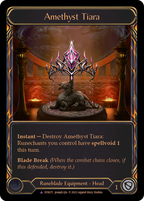 Amethyst Tiara [DYN171] (Dynasty)  Cold Foil