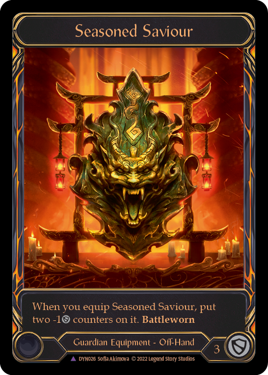 Seasoned Saviour [DYN026] (Dynasty)  Cold Foil