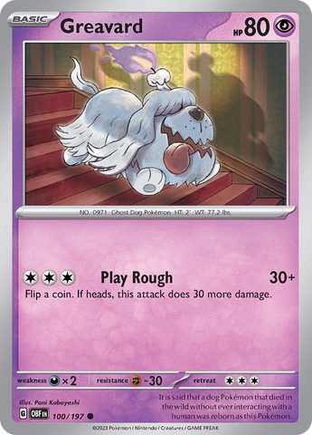 Greavard (053/108) [Scarlet & Violet: Obsidian Flames]