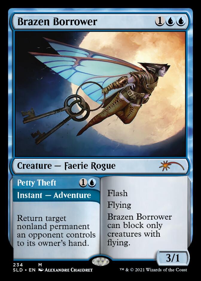 Brazen Borrower // Petty Theft [Secret Lair Drop Series] (SLD 234)