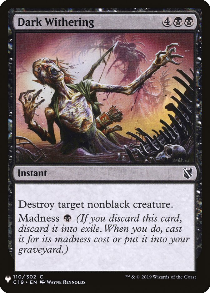 Dark Withering [Mystery Booster] (MB1 612)