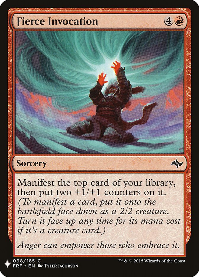 Fierce Invocation [Mystery Booster] (MB1 923)