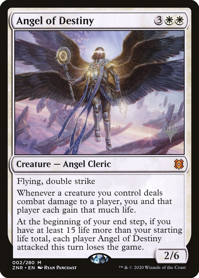 Angel of Destiny (Promo Pack) [Zendikar Rising Promos] (PZNR 2P)