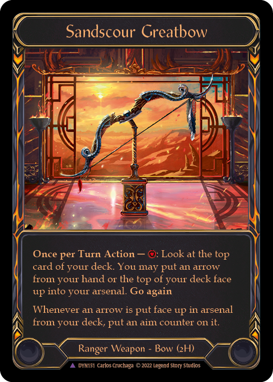 Sandscour Greatbow [DYN151] (Dynasty)  Cold Foil