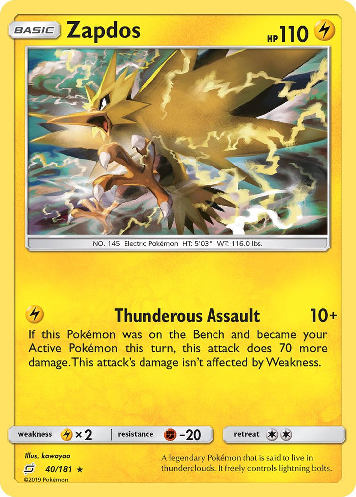 Zapdos (40/181) [Theme Deck Exclusives]