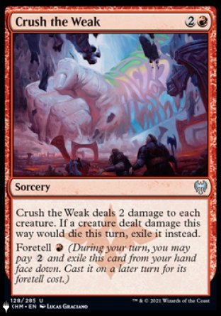 Crush the Weak [The List] (LKHM 128)