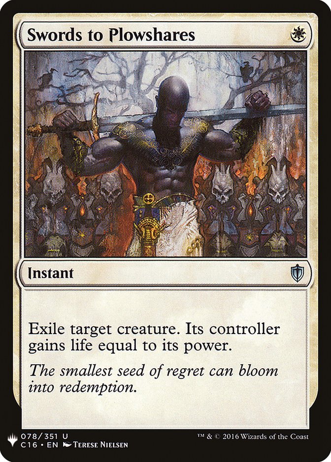 Swords to Plowshares [Mystery Booster] (MB1 253)