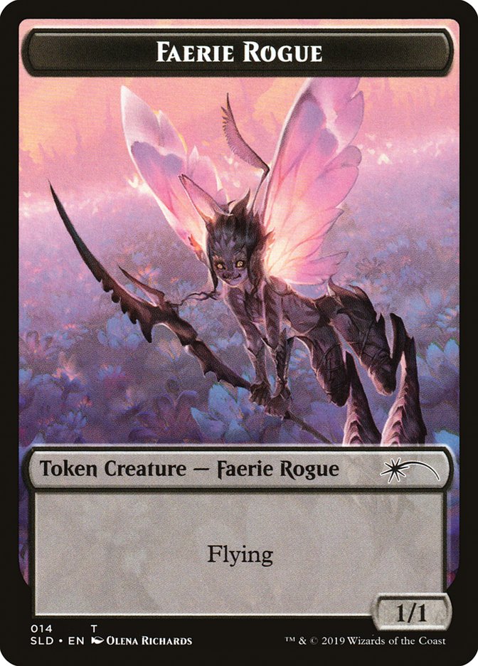 Faerie Rogue Token (014) [Secret Lair Drop Series] (SLD 14)