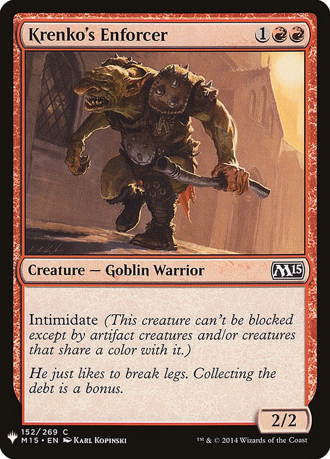 Krenko's Enforcer [Mystery Booster] (MB1 998)
