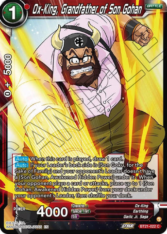 Ox-King, Grandfather of Son Gohan (BT21-022) [ZENKAI Series: Set 04]