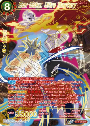 Son Goku, Ultra Mastery (SPR) [BT16-005]