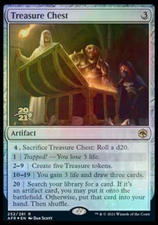 Treasure Chest [Dungeons & Dragons: Adventures in the Forgotten Realms Prerelease Promos] (PAFR 252)