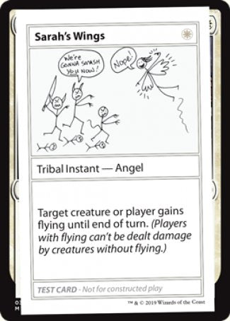 Sarah's Wings (2021 Edition) [Mystery Booster Playtest Cards] (CMB1 11)
