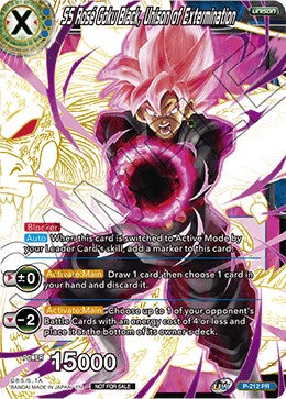 SS Rose Goku Black, Unison of Extermination (Gold Stamped) [P-212]