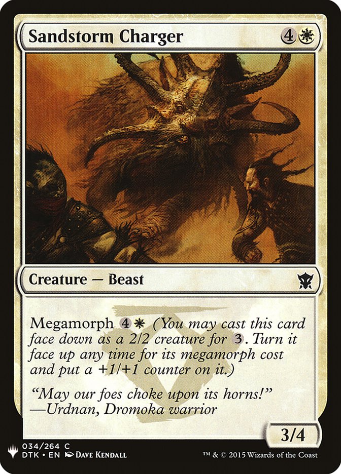 Sandstorm Charger [Mystery Booster] (MB1 217)
