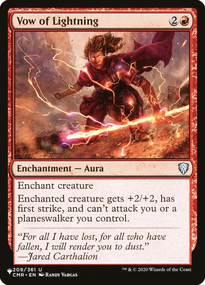 Vow of Lightning [The List] (LCMR 209)