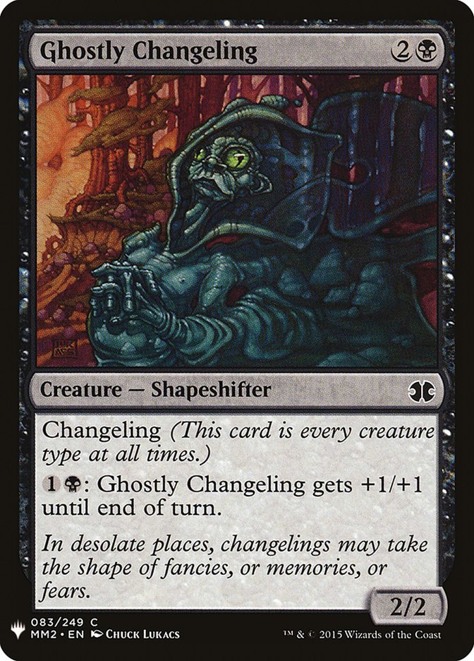 Ghostly Changeling [Mystery Booster] (MB1 667)