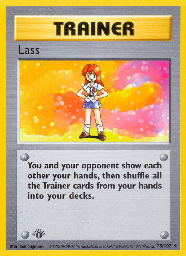Lass (75/102) [Base Set 1st Edition]