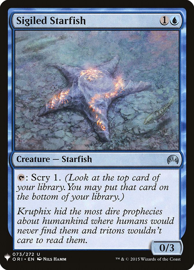 Sigiled Starfish [Mystery Booster] (MB1 488)