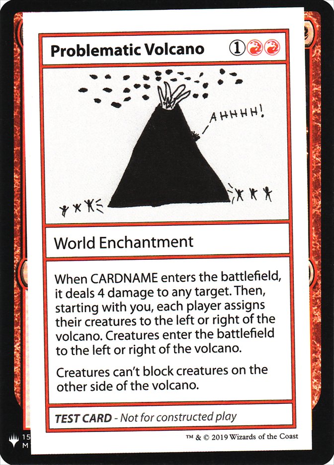 Problematic Volcano [Mystery Booster Playtest Cards] (CMB1 60)