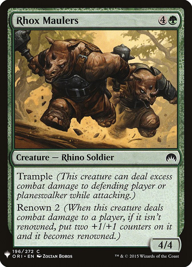 Rhox Maulers [Mystery Booster] (MB1 1313)
