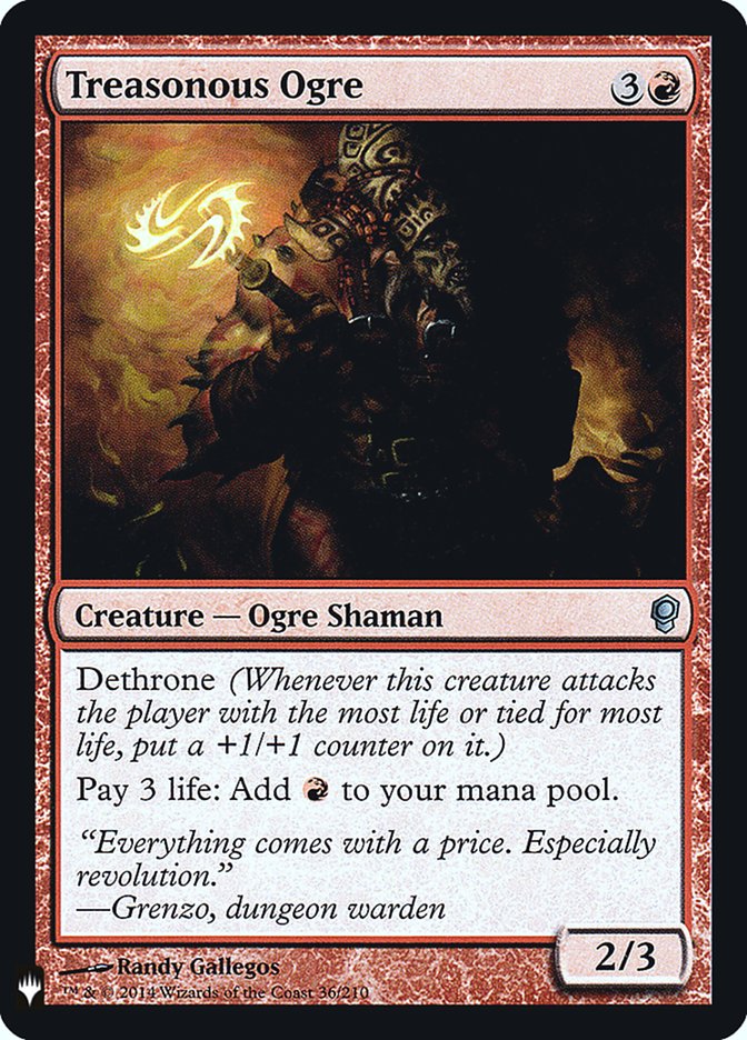 Treasonous Ogre [Mystery Booster] (FMB1 60)