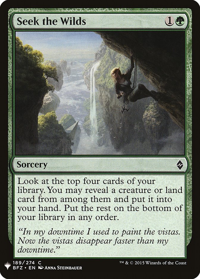 Seek the Wilds [Mystery Booster] (MB1 1329)
