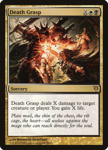 Death Grasp [Duel Decks: Sorin vs. Tibalt] (DDK 32)