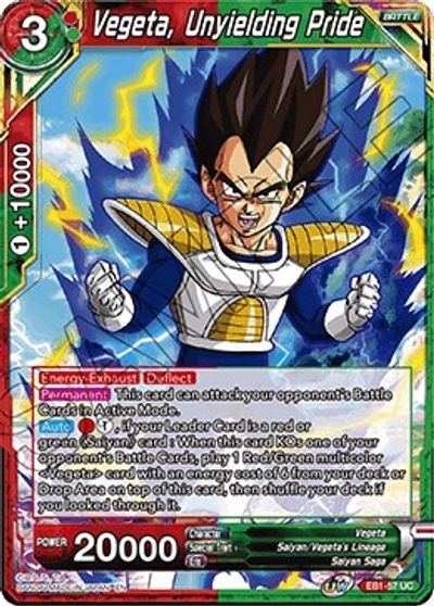 Vegeta, Unyielding Pride [EB1-057]