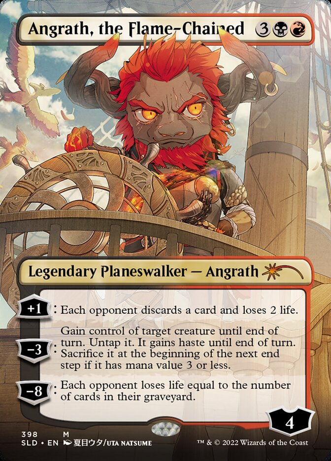 Angrath, the Flame-Chained (Borderless) [Secret Lair Drop Series] (SLD 398)