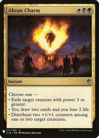 Abzan Charm [Mystery Booster] (MB1 1383)