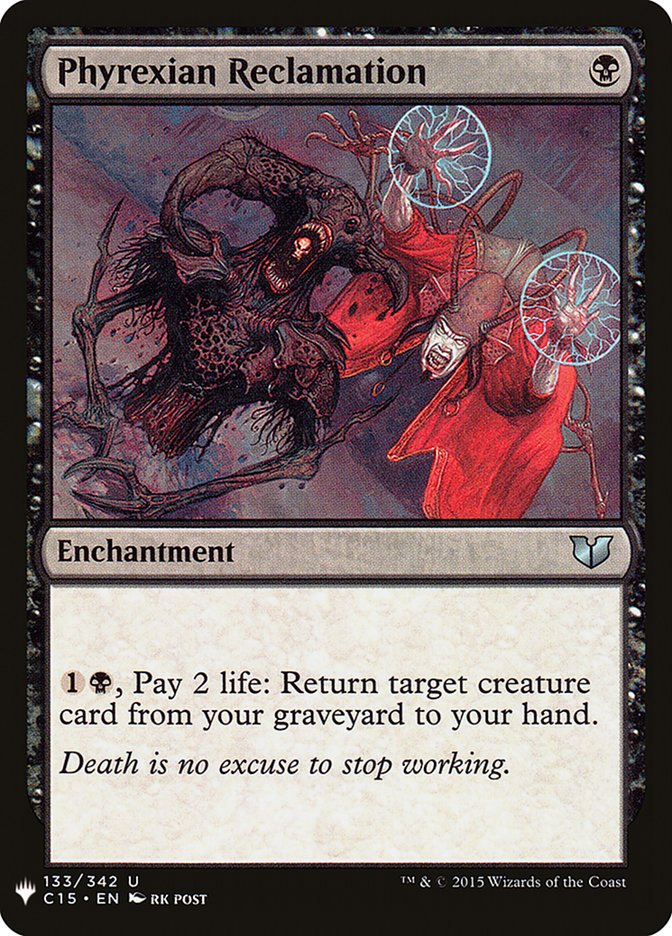 Phyrexian Reclamation [Mystery Booster] (MB1 733)