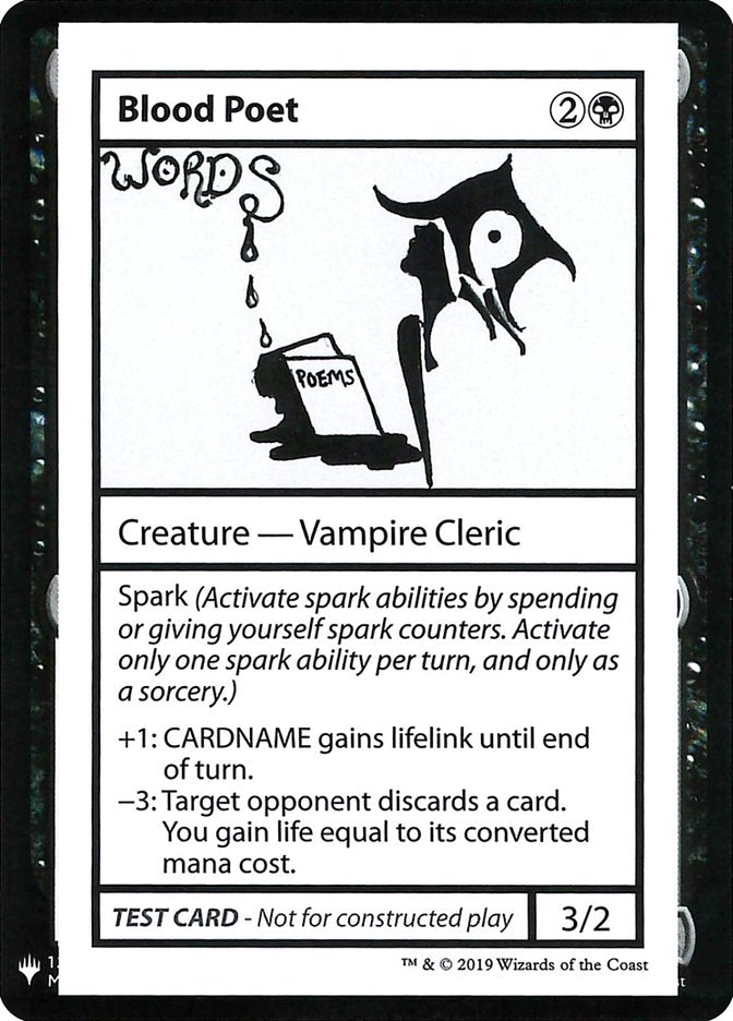 Blood Poet [Mystery Booster Playtest Cards] (CMB1 34)