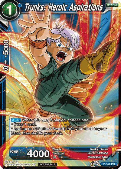 Trunks, Heroic Aspirations [P-344]