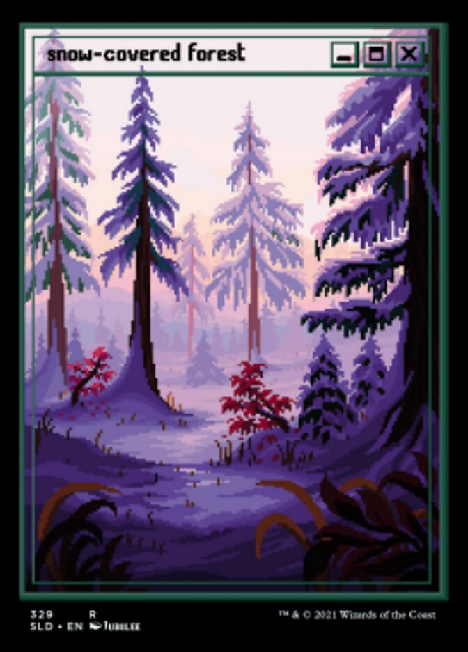 Snow-Covered Forest (329) [Secret Lair Drop Series] (SLD 329)