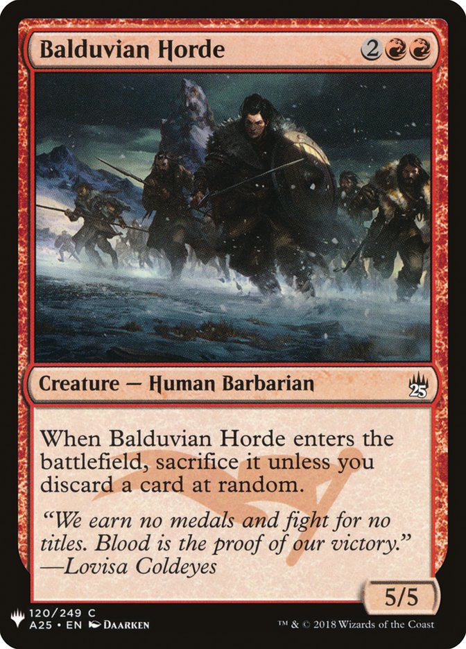 Balduvian Horde [Mystery Booster] (MB1 847)